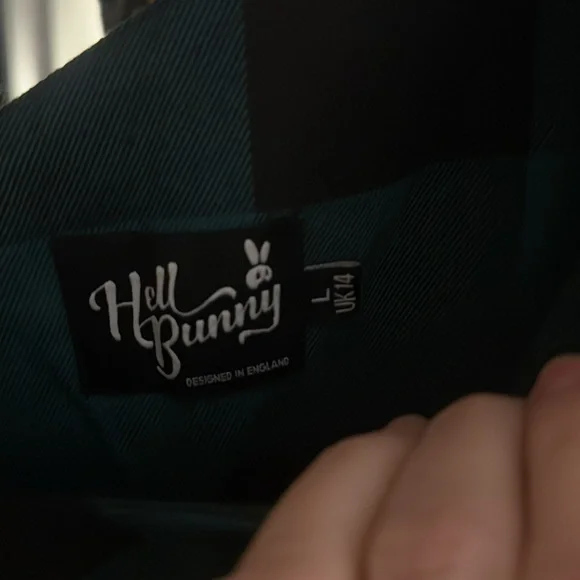 Hell Bunny Teen Spirit buffalo plaid dress - Picture 4 of 4